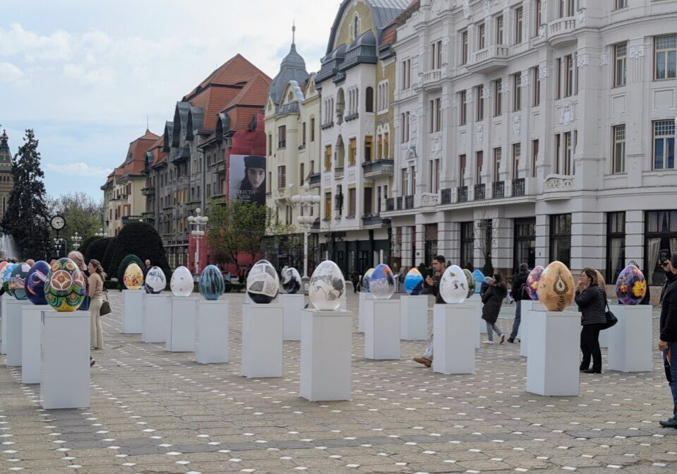 Timisoara Decorated for Easter